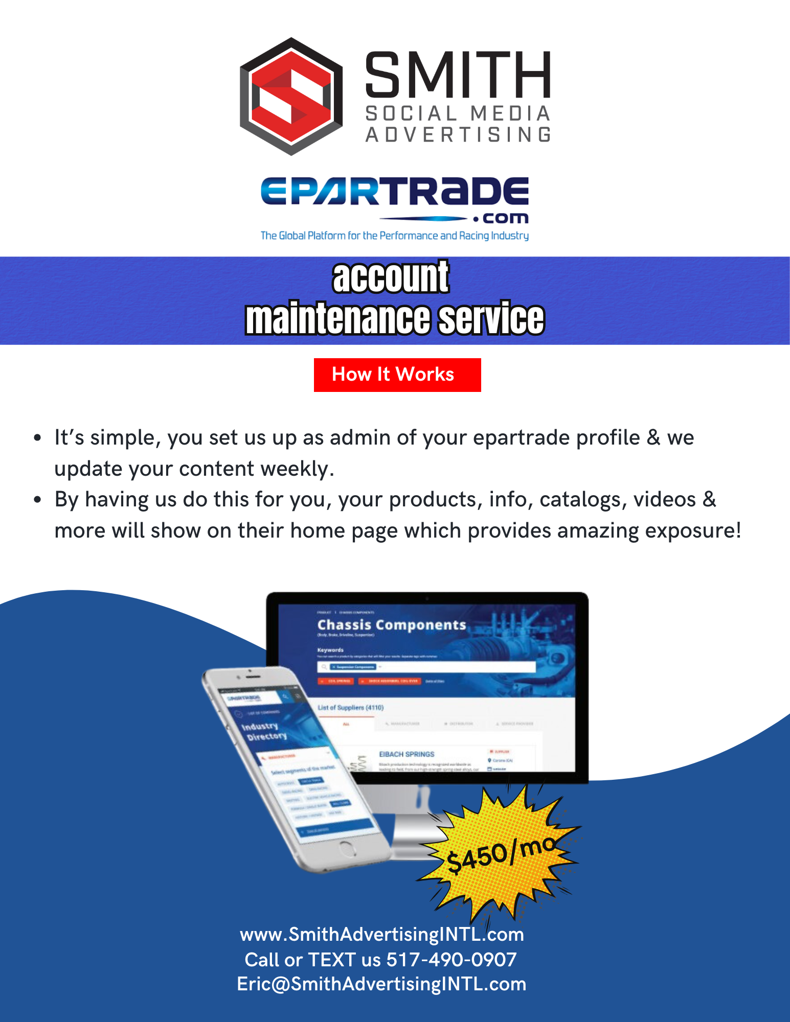 epartrade Account Maintenance Service!