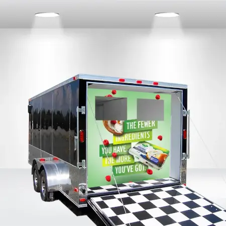 Custom Printed Trailer Curtains / Doors