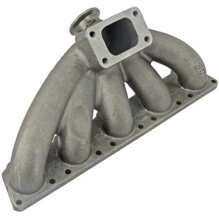 VW Jetta/Golf MK5 2.5L 5 cyl 07K T3 top mount turbo manifold