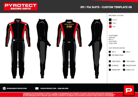 Custom Race Suits-SFI & FIA Approved