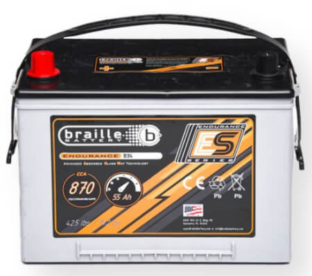 B34 Braille Advanced AGM Endurance Series Battery