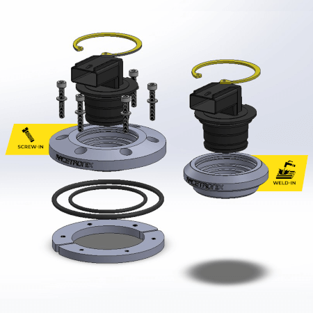 Racetronix Fuel Tank Bulkhead Connector Assemblies