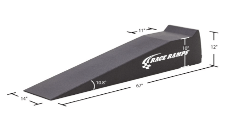 67" XT Single Piece Race Ramps - 10.8 Degree Approach Angle