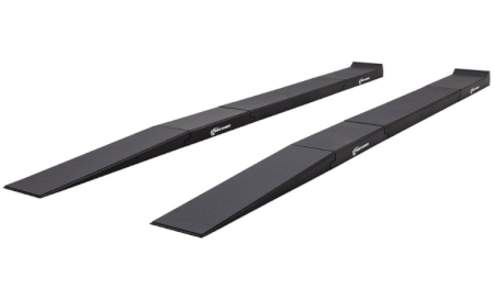 4" H Car Lift Ramps – 4 Degree Angle of Approach