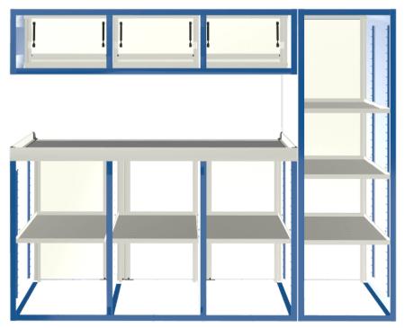 Pro3 Enclosed Trailer Cabinet System