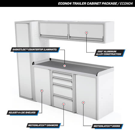 Econo4 Trailer Cabinet Package