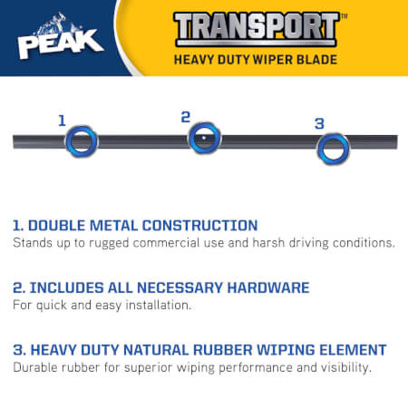 PEAK® Transport™ - Flat Blade 22"